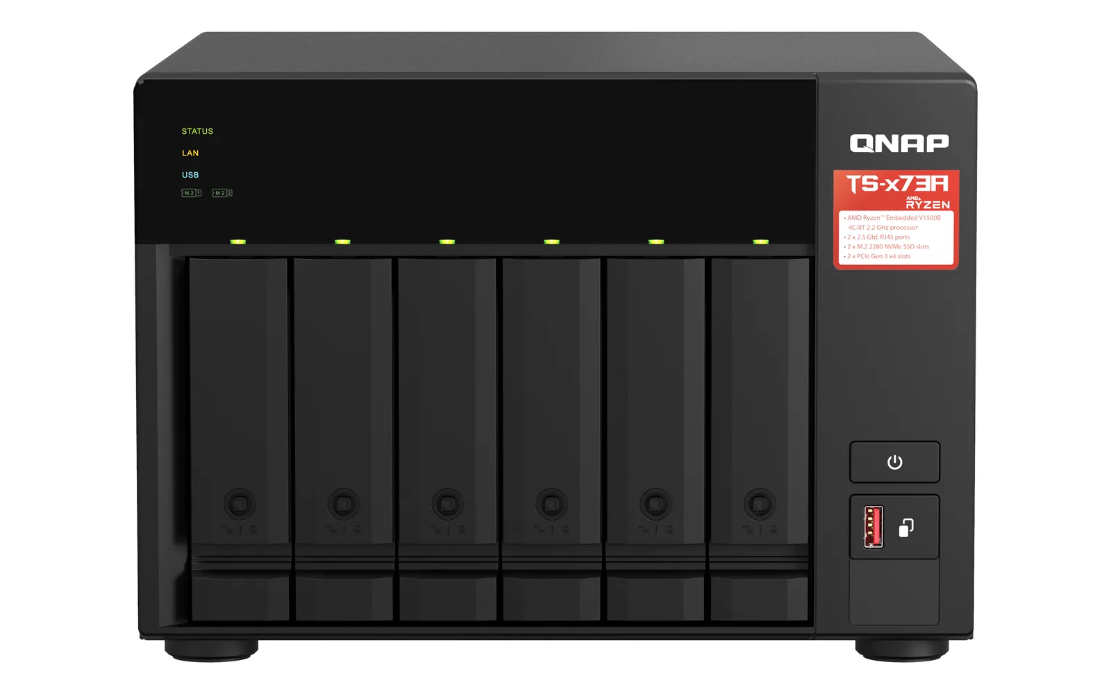 QNAP TS-673A TS-673A-8G + ST4000VN006