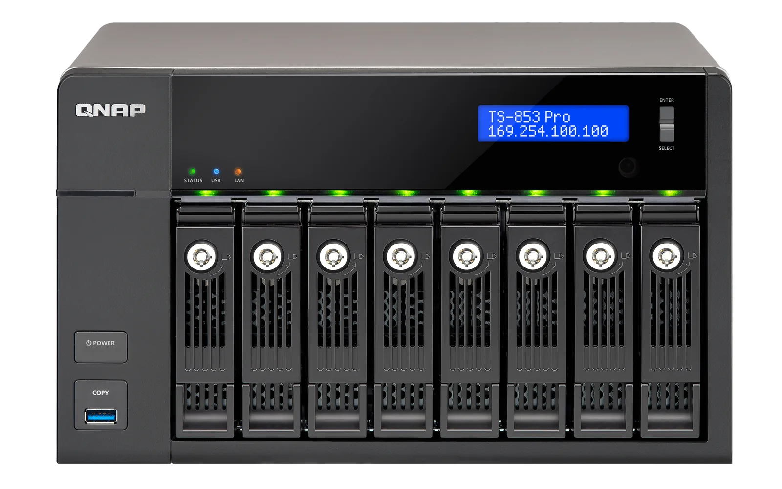 QNAP TS-853 Pro TS-853PRO-8G-40TB-RED