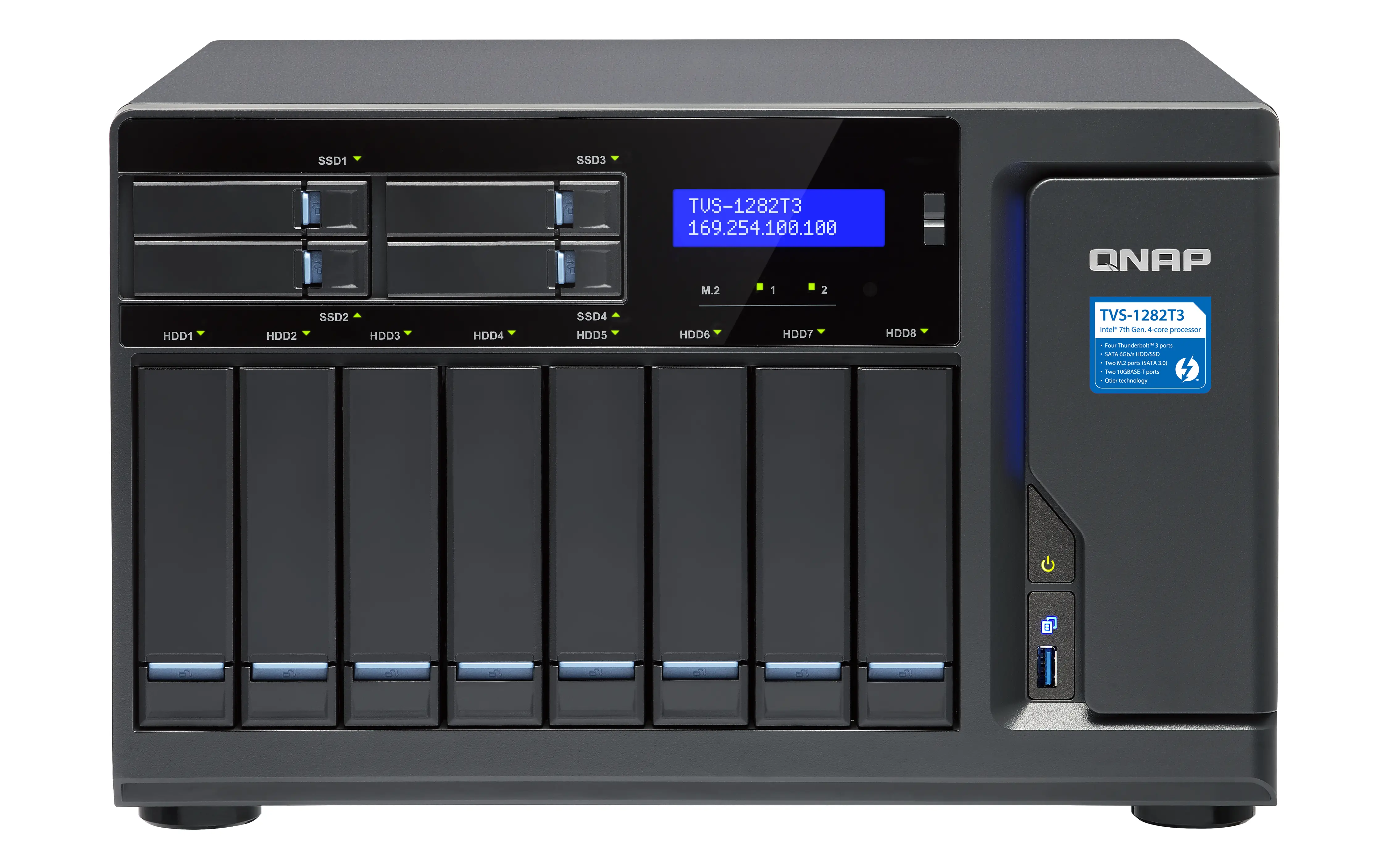 QNAP TVS-1282T3 16 GB TVS-1282T3-I5-16G/96TB-GOLD