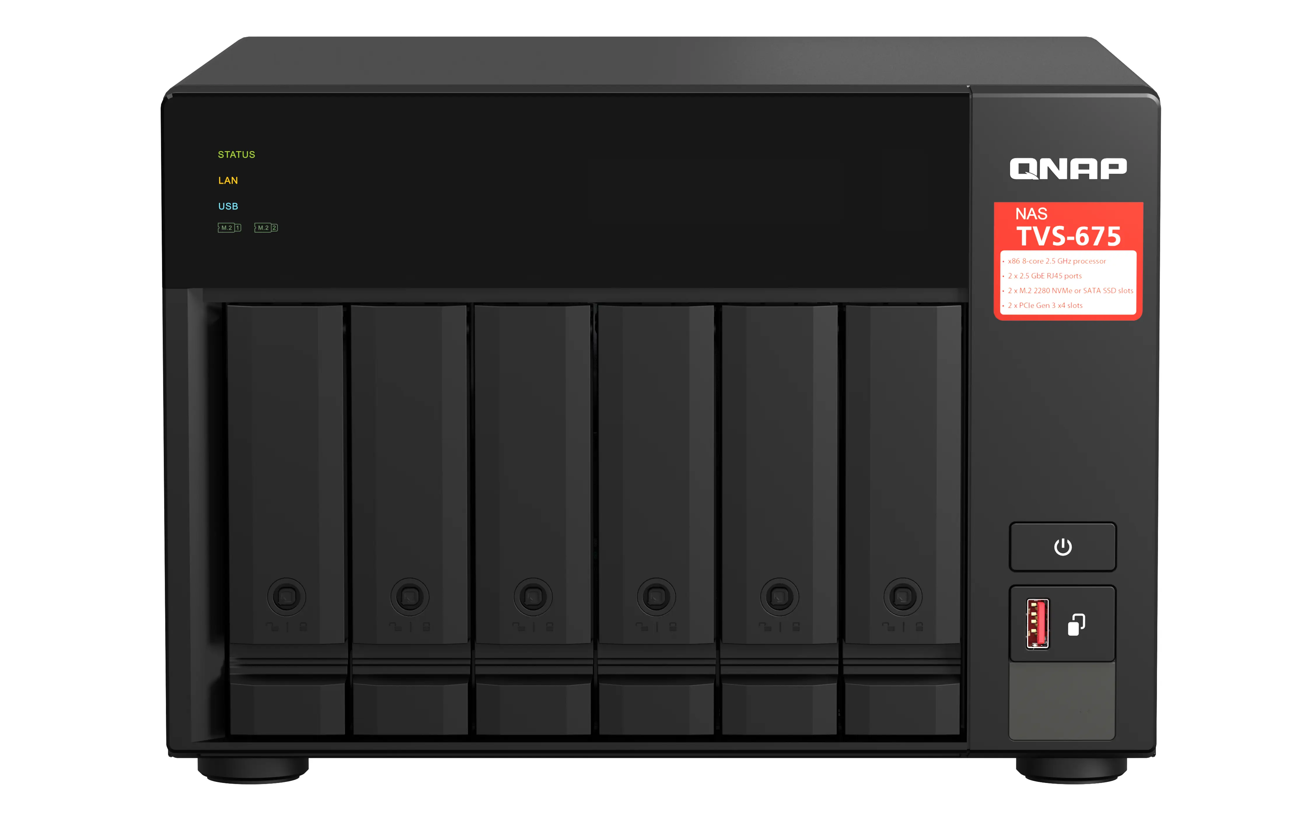 QNAP TVS-675 8 GB TVS-675-8G/24TB-IW