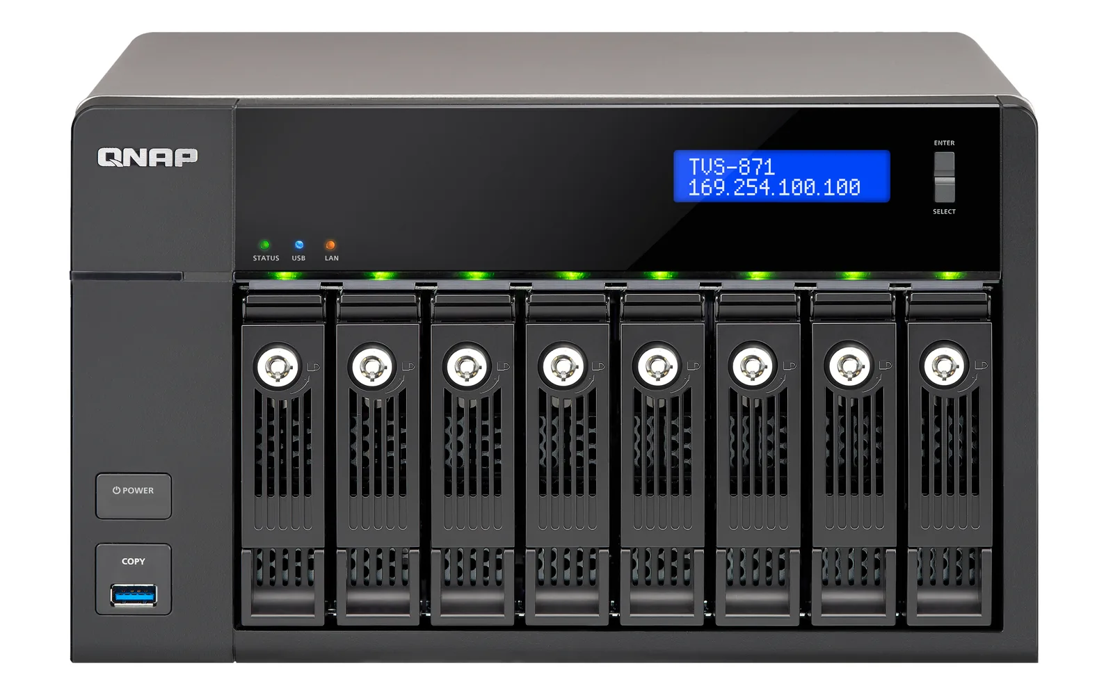 QNAP TVS-871 16 GB TVS-871-I7-16G/80TB-HGST