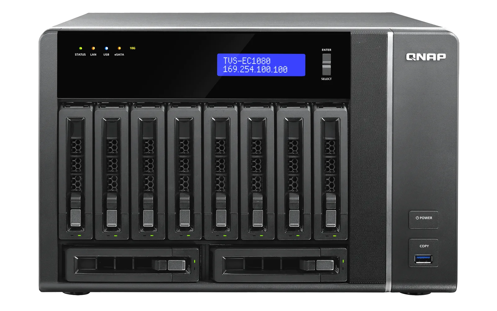 QNAP TVS-EC1080 TVS-EC1080-E3-16G/20TB-RED PRO