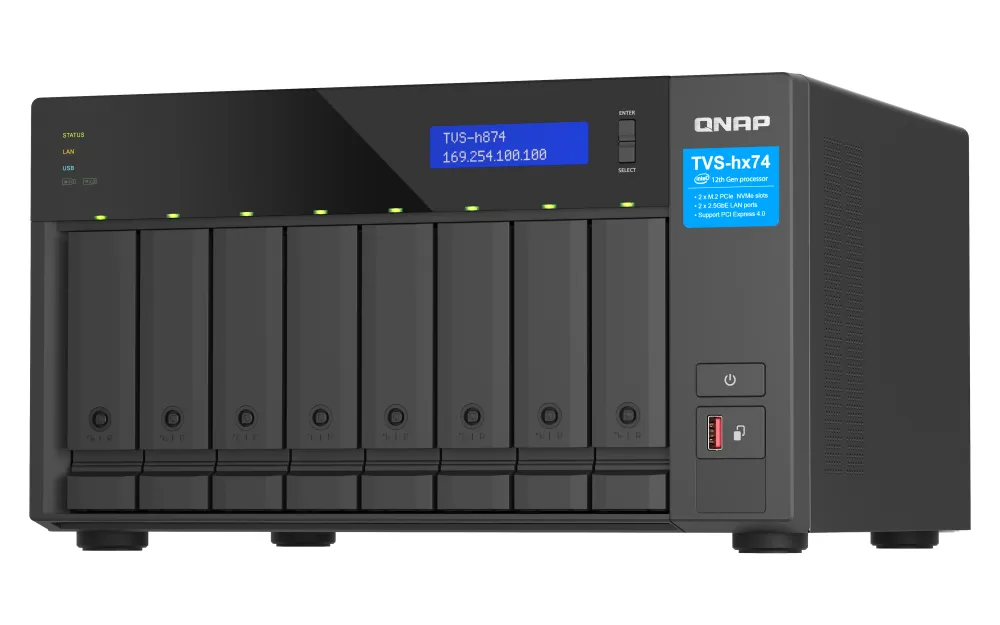 QNAP TVS-h874X TVS-H874X-I9-64G/128TB-EXOS