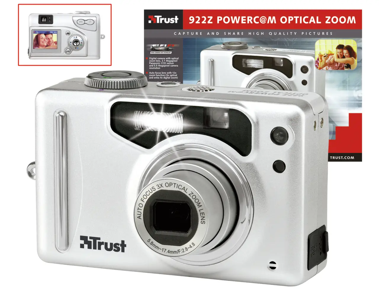 Trust 922Z POWERC@M OPTICAL ZOOM 13788