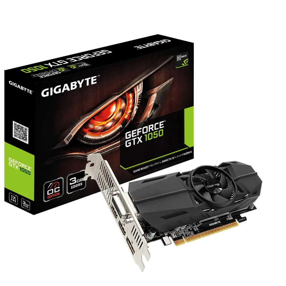 GIGABYTE GV-N1050OC-3GL 3 GB