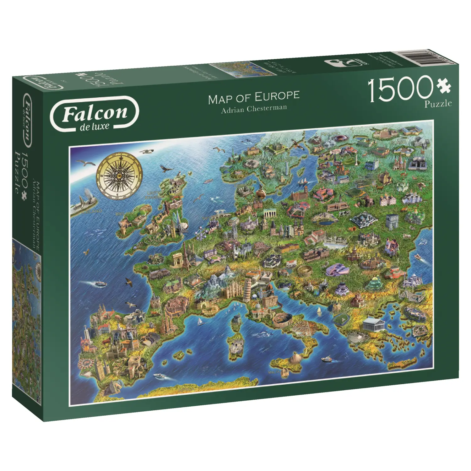 Jumbo Map of Europe 1500 pcs 11057