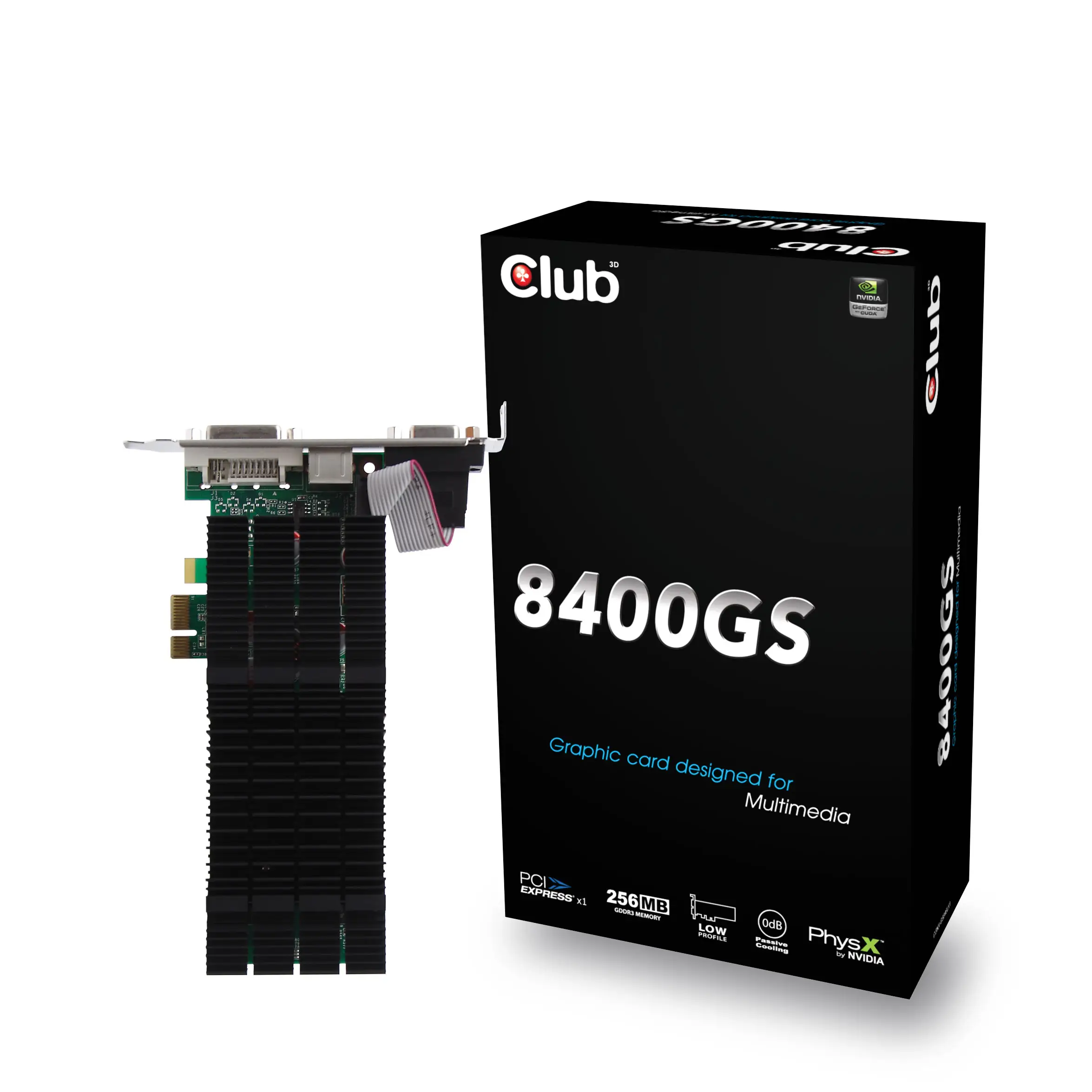 CLUB3D 8400GS 256MB GDDR3 CGNX-GS846LX1