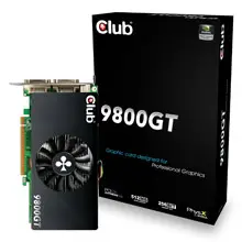 CLUB3D 9800GT PCI-E 2.0 512 MB GDDR3 256 Bit CGNX-G982DDC