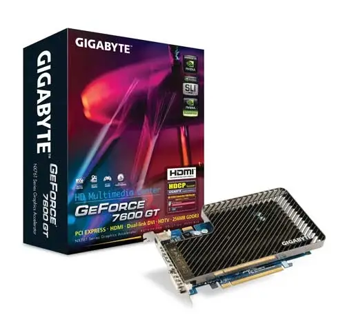 GIGABYTE 7600 GT 256MB GV-NX76T256HI-RH