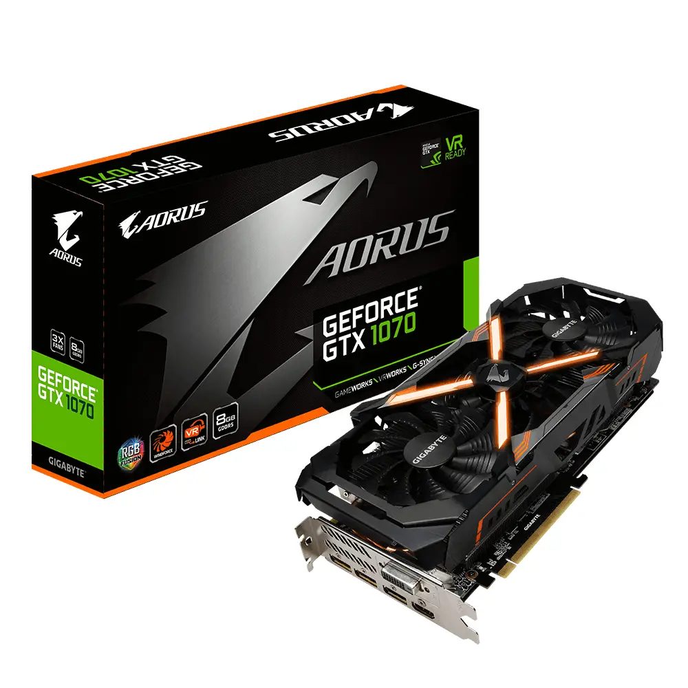 GIGABYTE GV-N1070AORUS-8GD (REV. 2) 8 GB