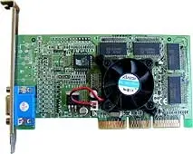 HP SEE P2075-69501 Card Video AGP GeForce2MX Dual 32mb P2075-63501