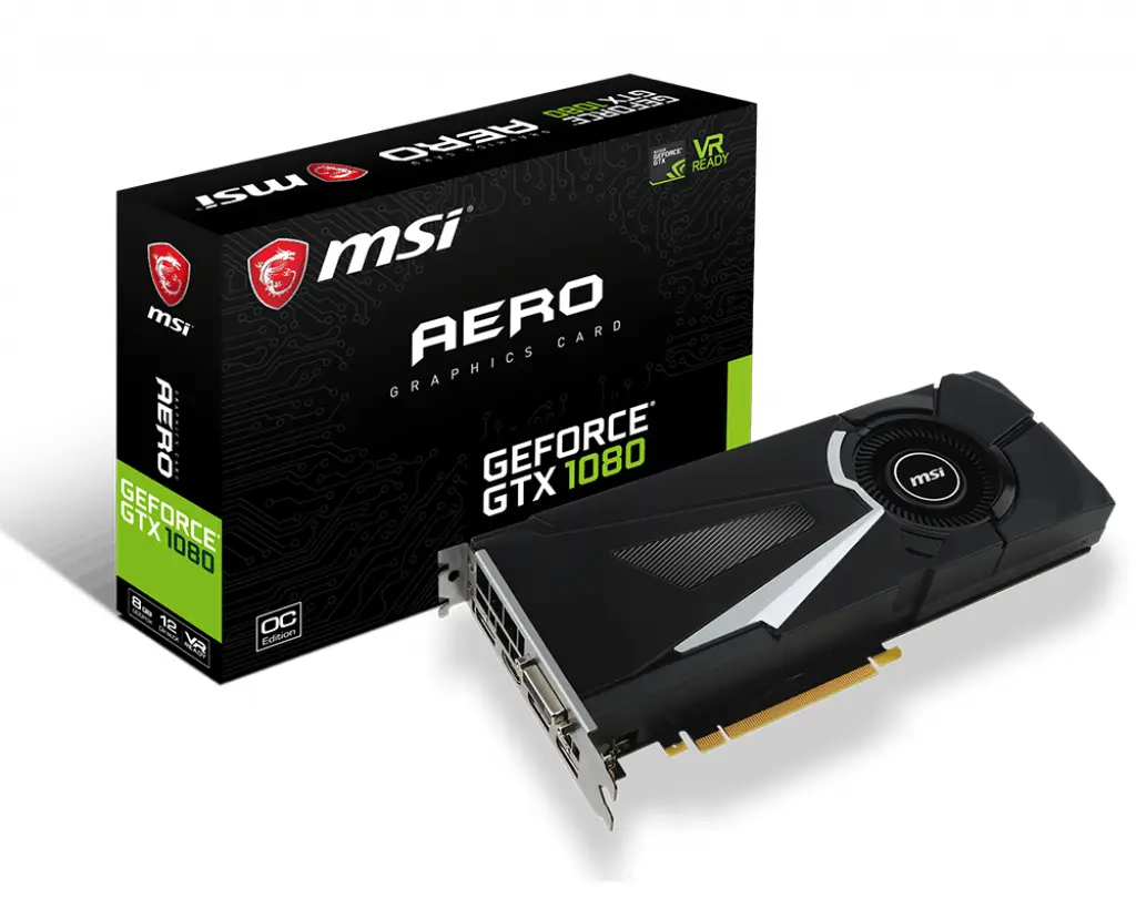 MSI GTX 1080 AERO 8G OC 8 GB GTX 1080 AERO 8G  OC