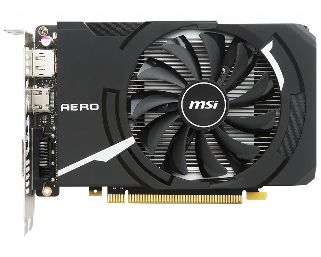 MSI GeForce GTX 1050 TI AERO ITX 4G OCV1 4 GB