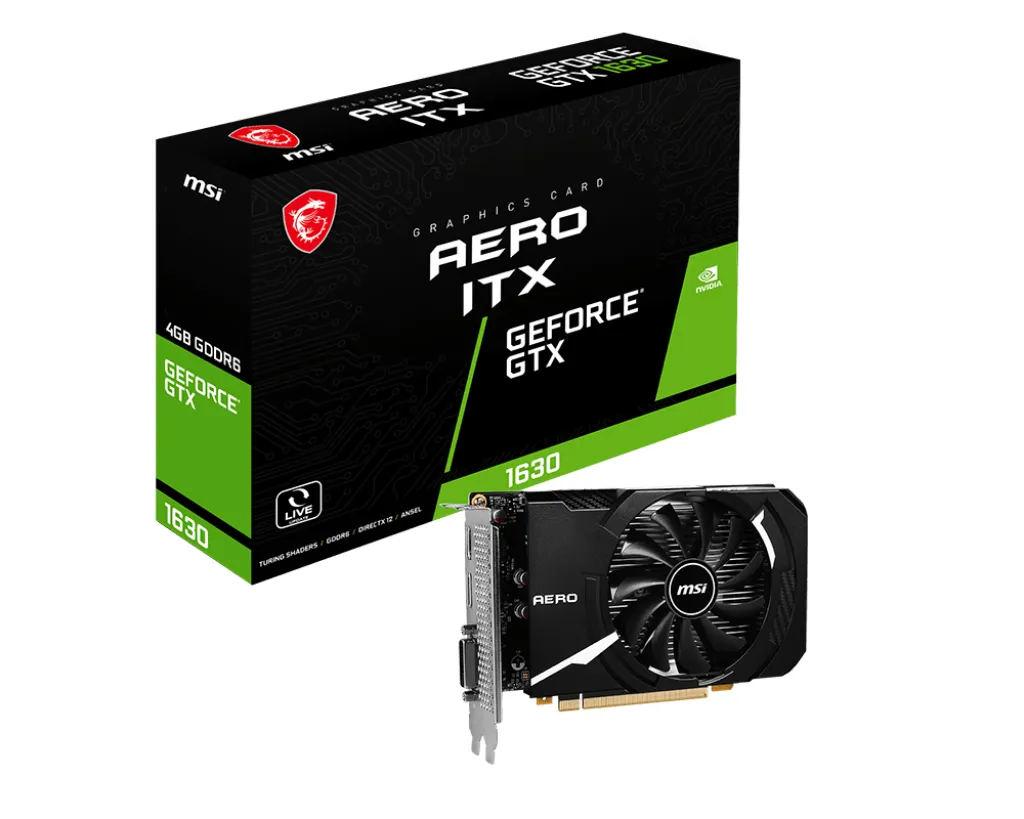 MSI GEFORCE GTX 1630 AERO ITX 4G