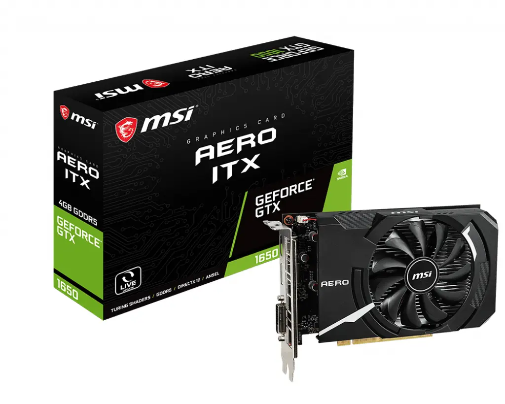 MSI GeForce GTX 1650 AERO ITX 4G 4 GB