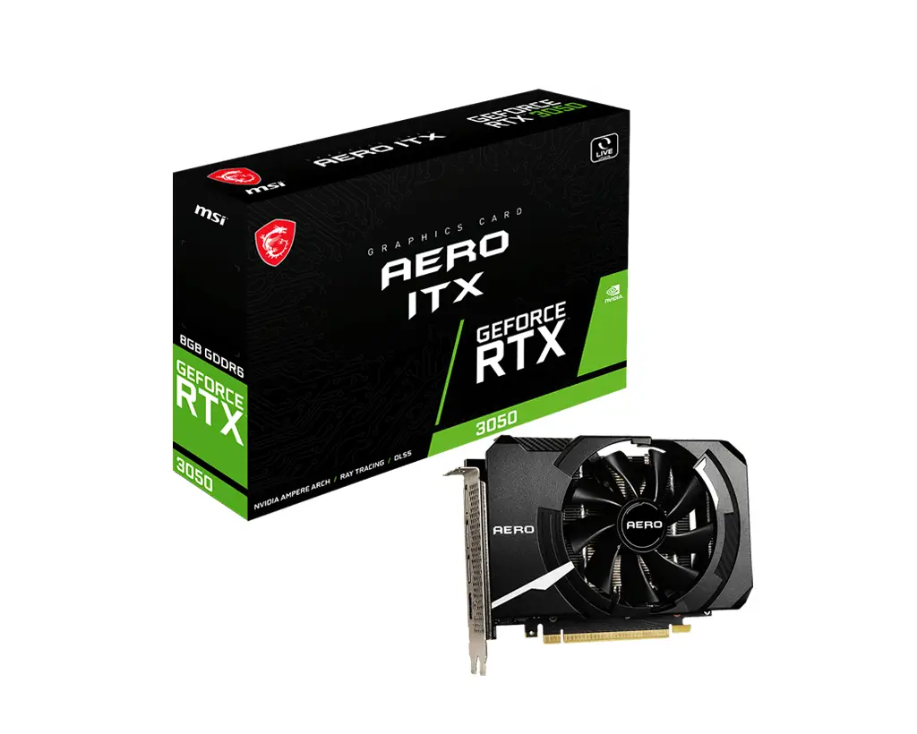 MSI GEFORCE RTX 3050 AERO ITX 8G 8 GB