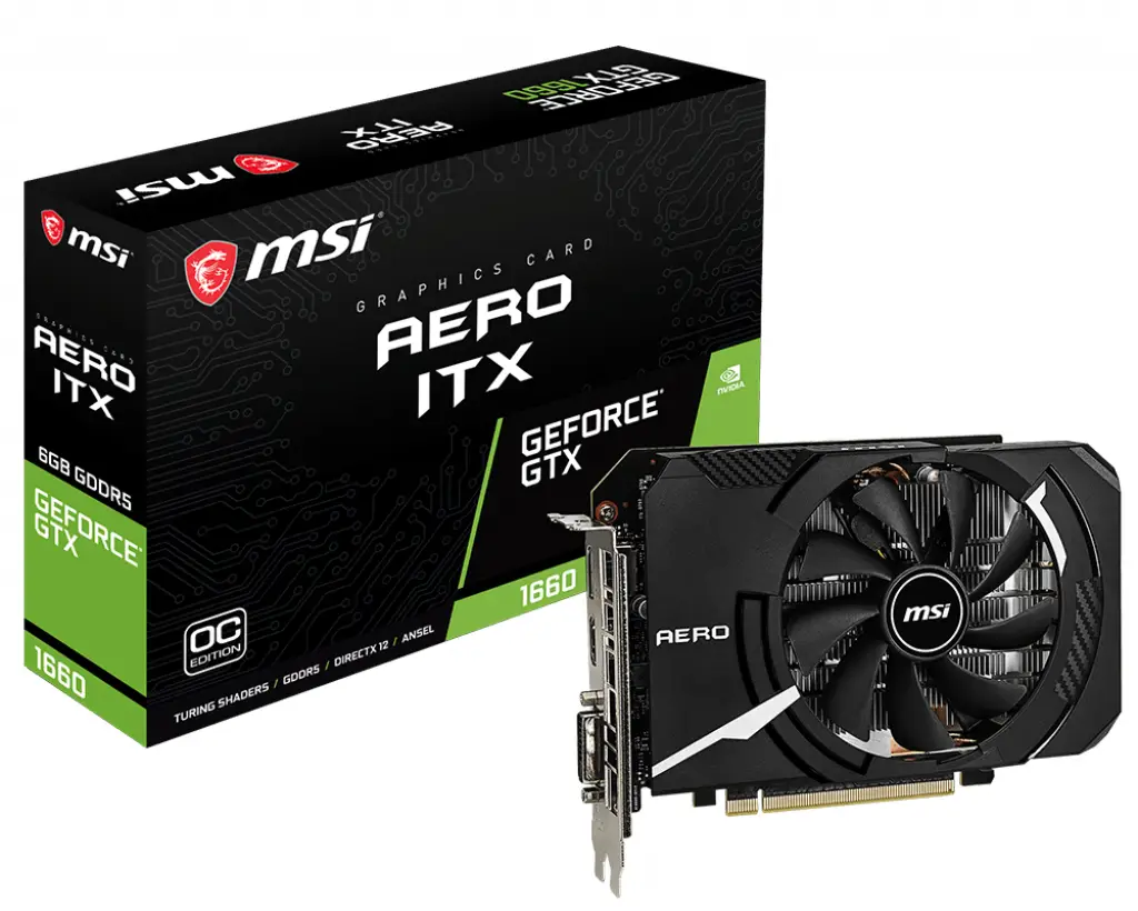 MSI GTX 1660 AERO ITX 6G OC 6 GB