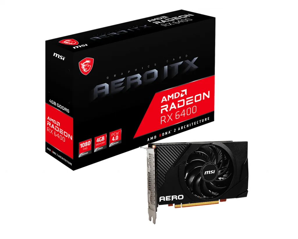 MSI Radeon RX 6400 AERO ITX 4G V508-012R