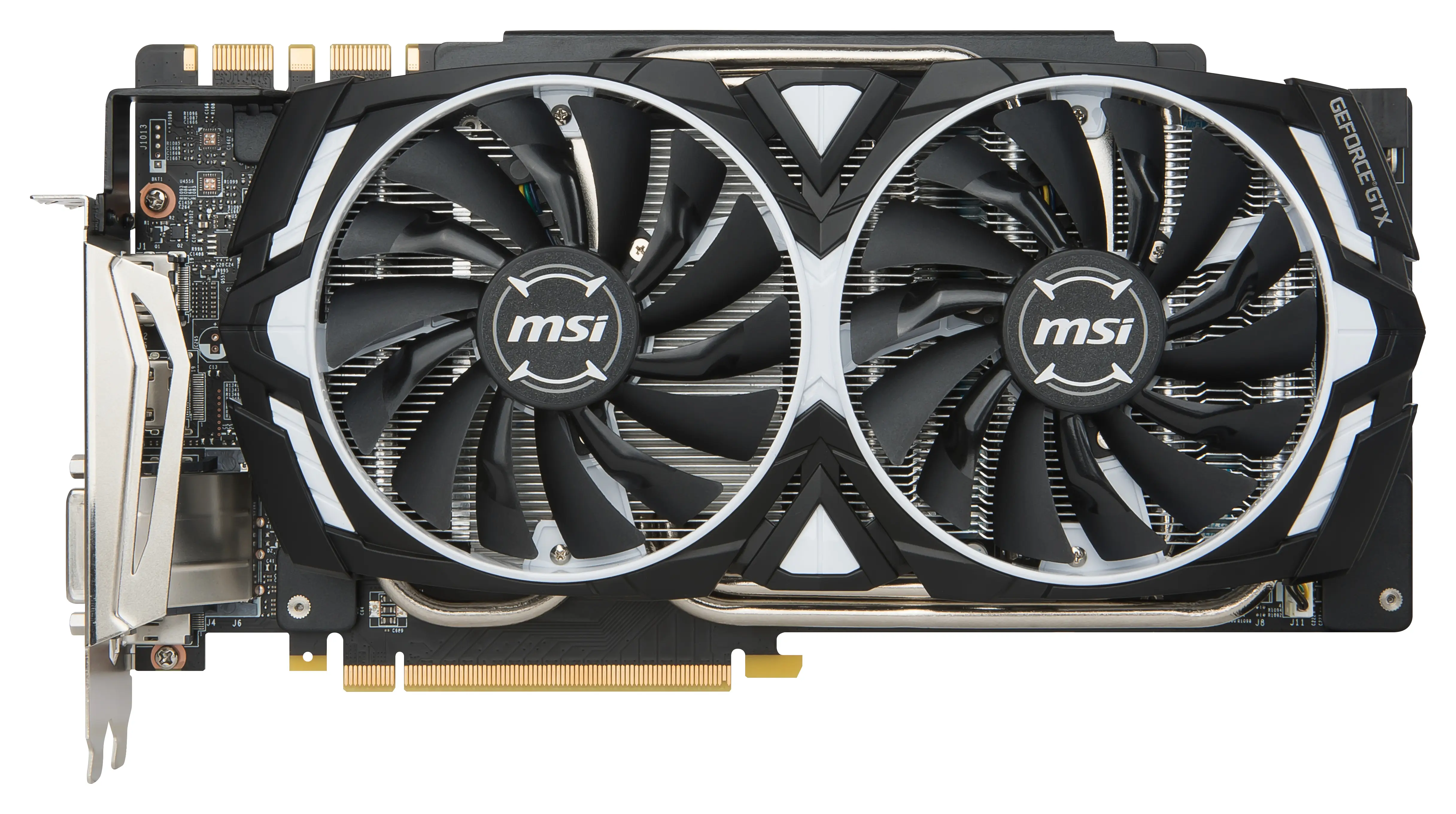 MSI G1080TAR11C MSI GTX 1080 TI     PCIE ARM 11GB GDDR5 DP HDMI DL-DVID GTX 1080 TI ARMOR 11