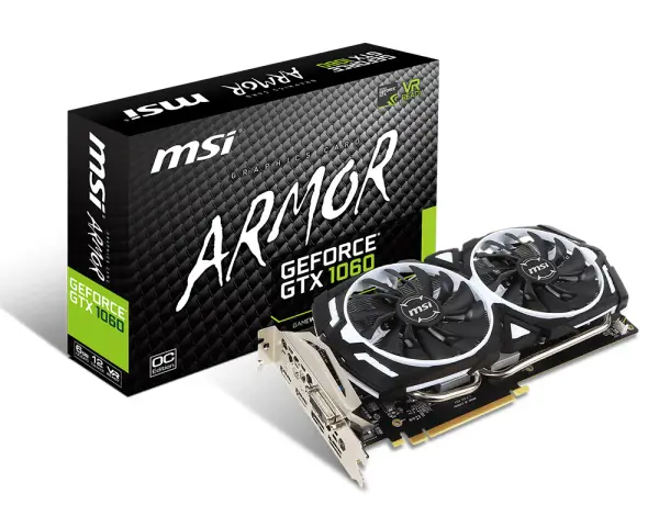 MSI GeForce GTX 1060 ARMOR 6G OCV1 6 GB 912-V328-036