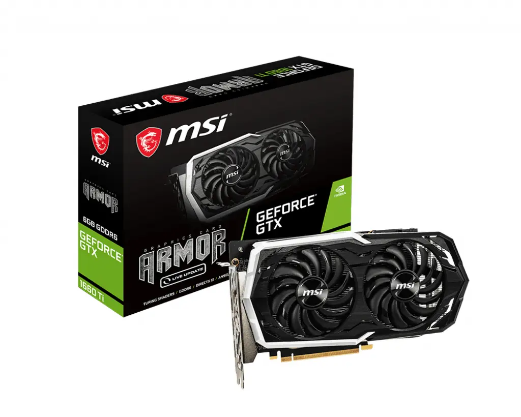 MSI GeForce GTX 1660 Ti ARMOR 6G 6 GB V375-073R
