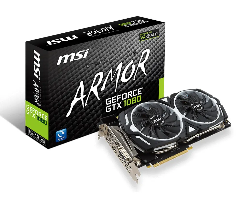 MSI GTX 1080 ARMOR 8G 8 GB 912-V336-090
