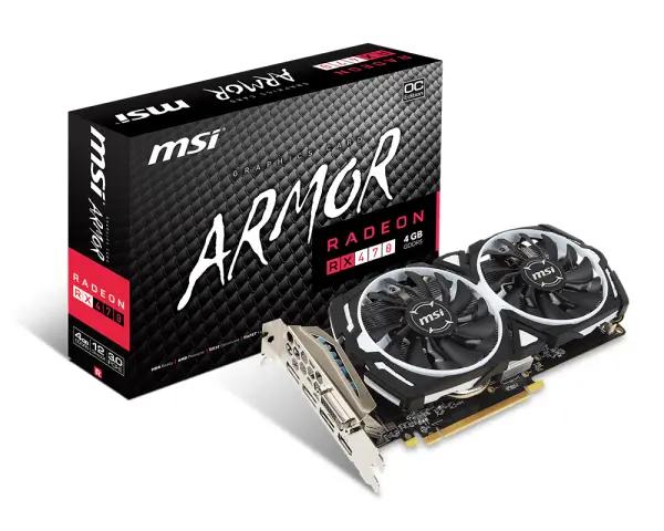 MSI Radeon RX 470 ARMOR 4G OC 4 GB V341-021R