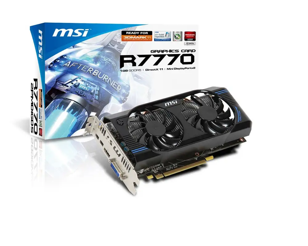 MSI ATI Radeon HD 7770 1 GB R7770-2PMD1GD5