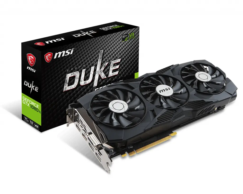 MSI GeForce GTX 1080 Ti DUKE 11G 11 GB