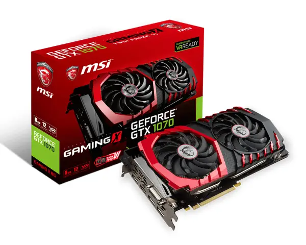 MSI GEFORCE GTX 1070 GAMING X 8G 8 GB 912-V330-018