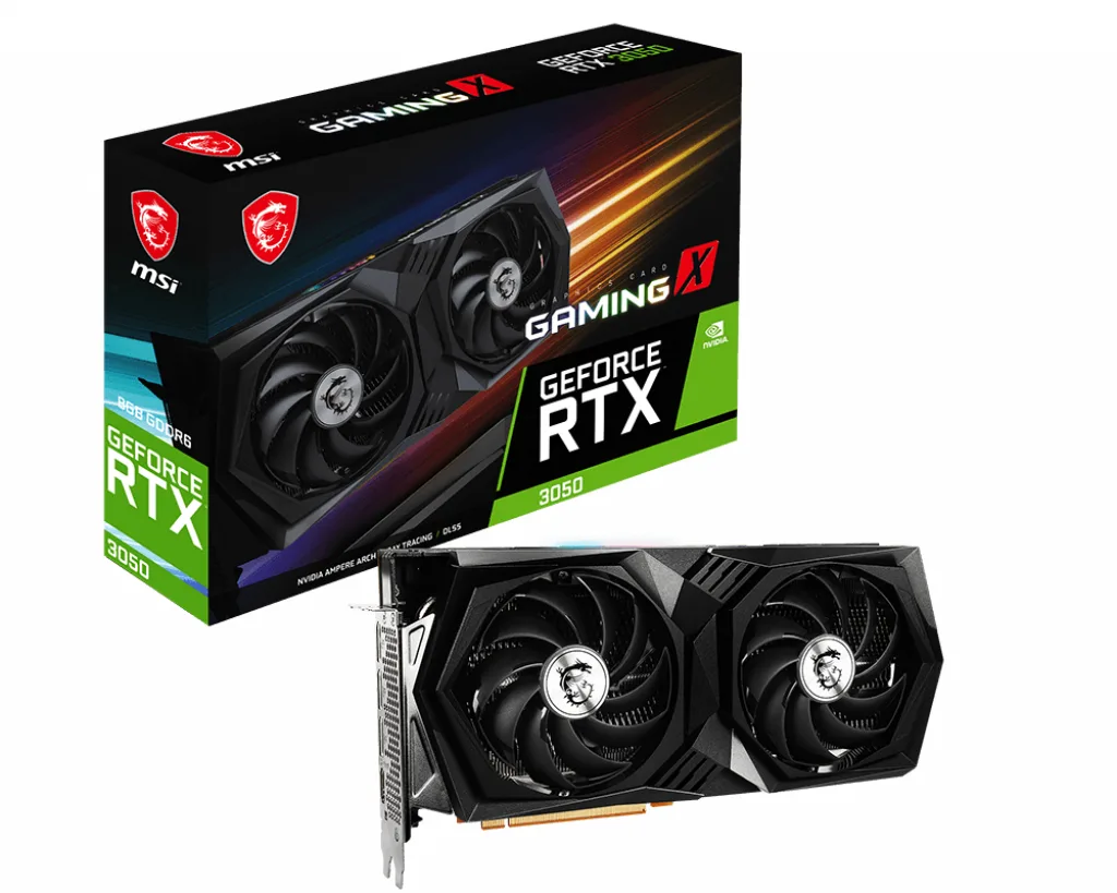 MSI GEFORCE RTX 3050 GAMING X 8G G3050GX8