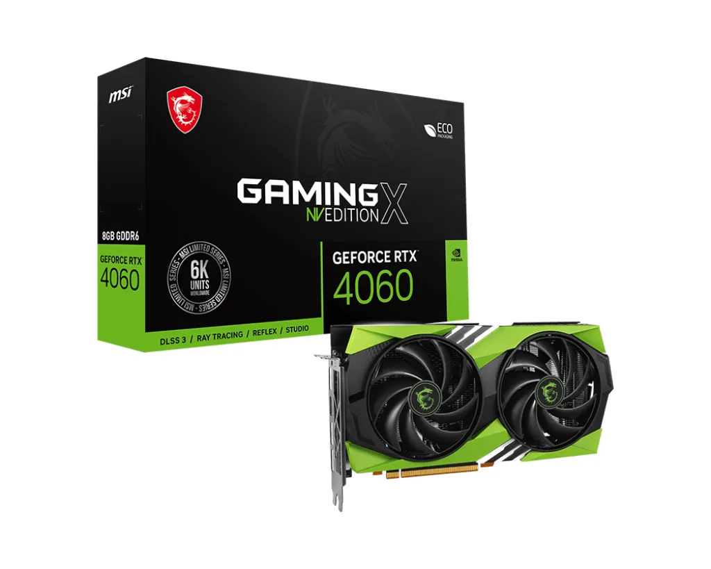 MSI GeForce RTX 4060 GAMING X NV EDITION 8G