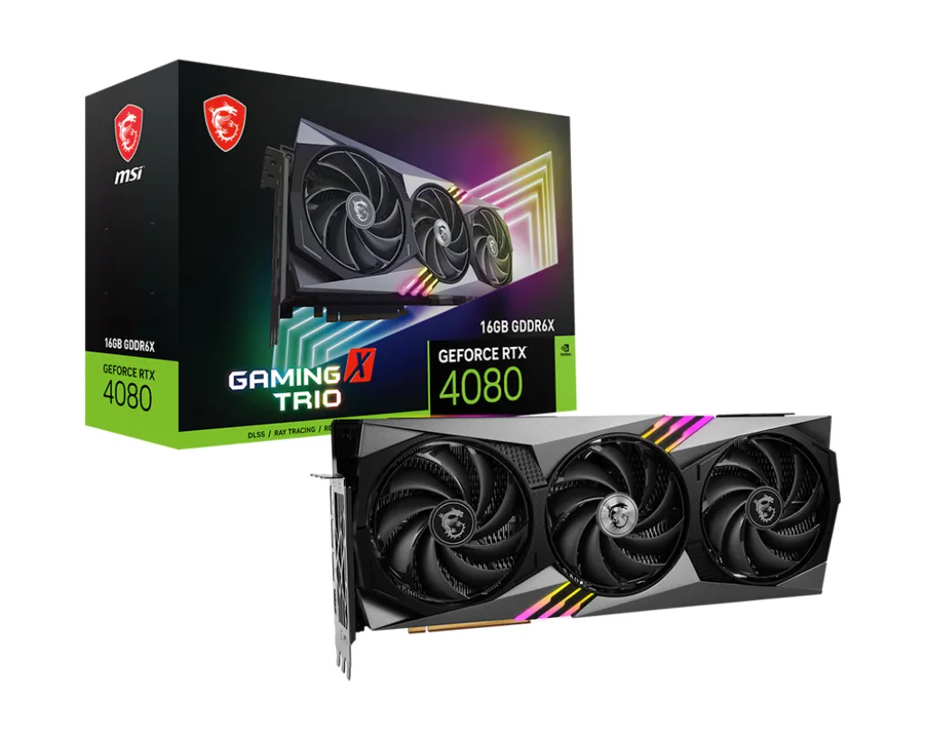 MSI GeForce RTX 4080 GAMING X TRIO GEFORCE RTX 4080 16GB GAMING X TRIO