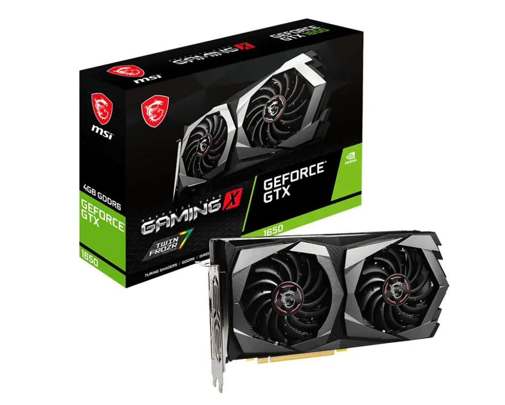 MSI GTX 1650 D6 GAMING X PLUS 4 GB