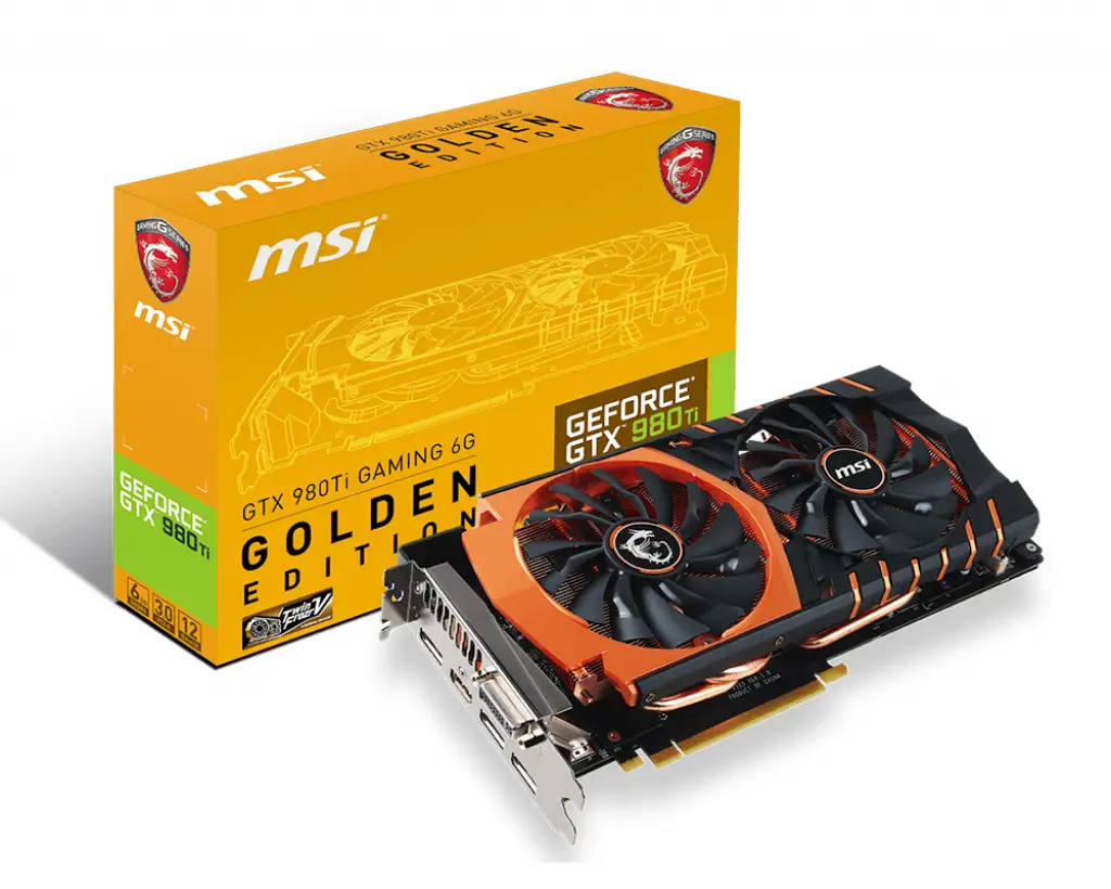 MSI GTX980TI GAMING 6G GOLDEN 6 GB