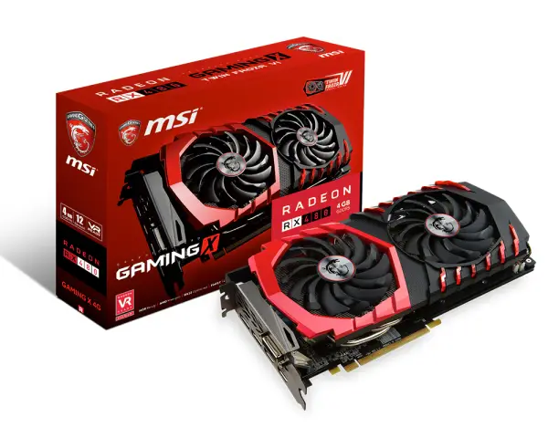 MSI Radeon RX 480 GAMING X 4G 4 GB V341-004R