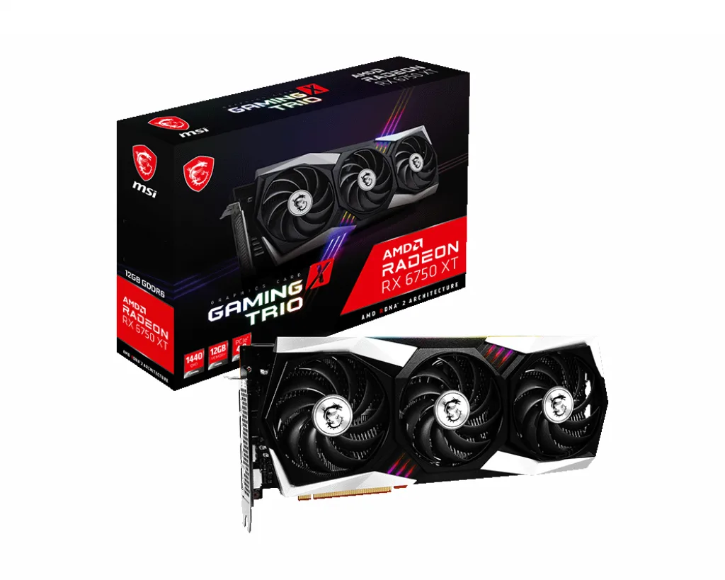 MSI Radeon RX 6750 XT GAMING X TRIO 12G V399-003R