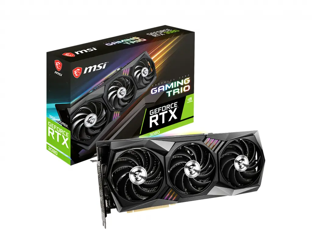 MSI RTX 3080 GAMING TRIO 10G 10 GB