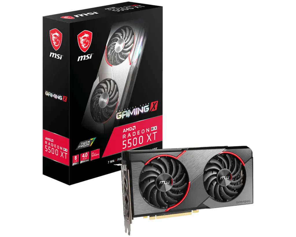 MSI RX 5500 XT GAMING X 8 GB