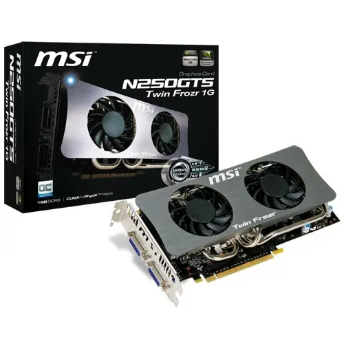MSI Geforce 250 GTS Twin Frozr 1GB DDR3 N250GTS-TF-1GOC