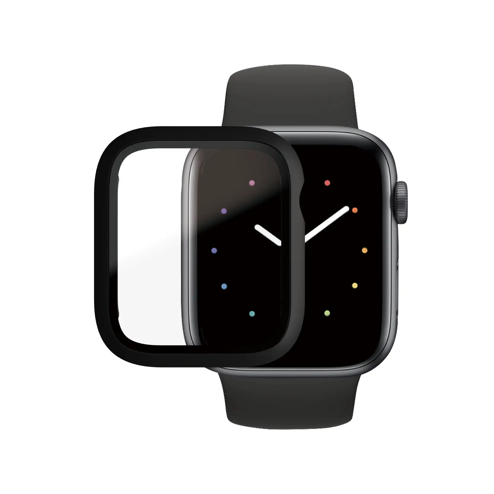 PanzerGlass PanzerGlass® Full body Case Black Apple Watch SE 3 | SE | 6 | 5 | 4 | 44mm 3641
