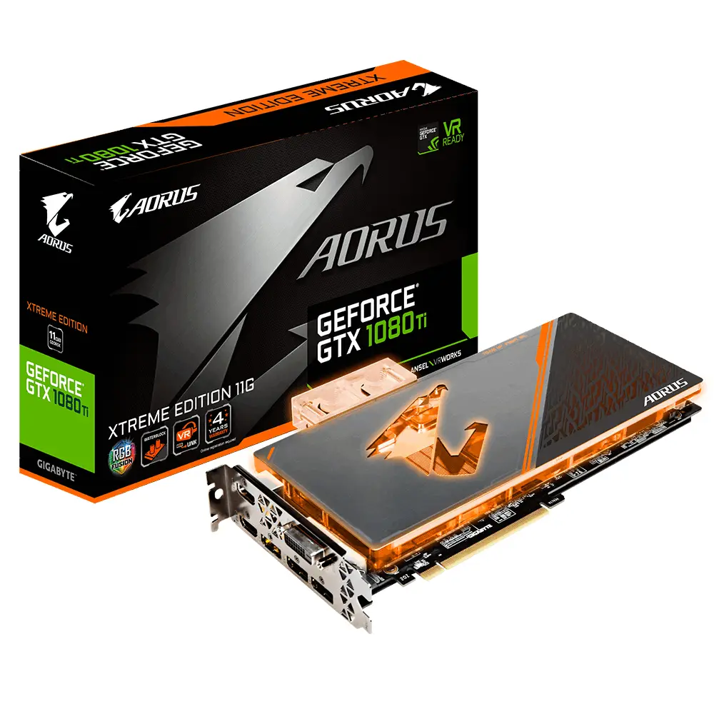 GIGABYTE AORUS GeForce GTX 1080 Ti Waterforce WB Xtreme Edition 11G 11 GB GV-N108TAORUSX-WB-11GD