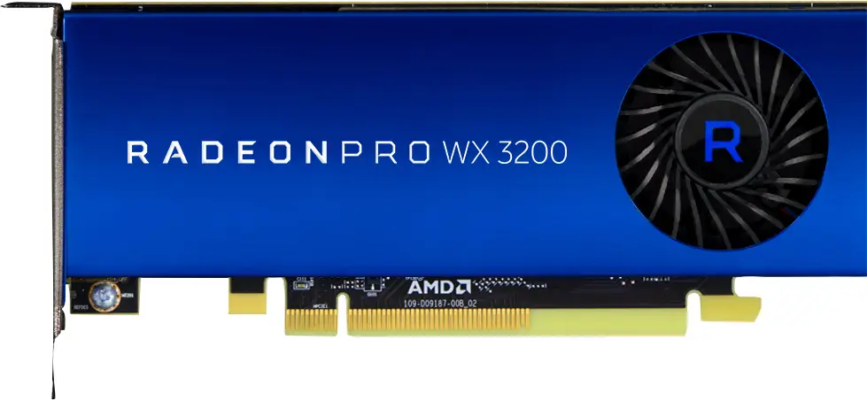 HP AMD Radeon Pro WX 3200 4GB (4)mDP GFX 6YT68AA