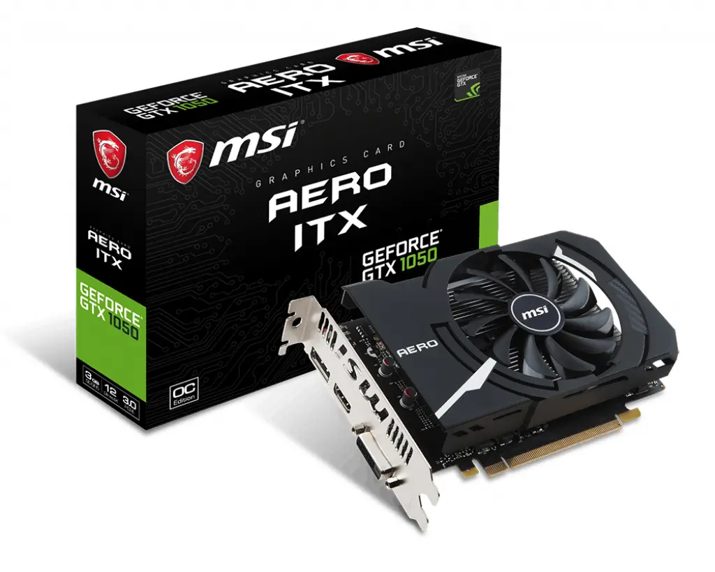 MSI GTX 1050 AERO ITX 3G OC 3 GB
