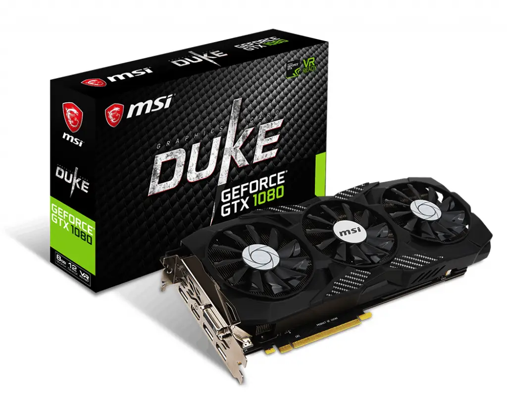 MSI GTX 1080 DUKE 8G OC 8 GB