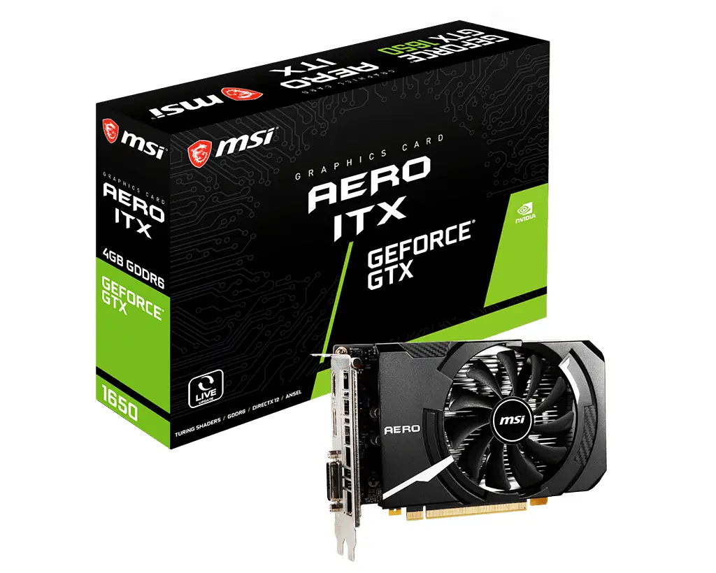 MSI GTX 1650 D6 AERO ITX 4 GB