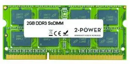 2-Power 2GB DDR3 DR SoDIMM 2PCM-KTH-X3A/2G