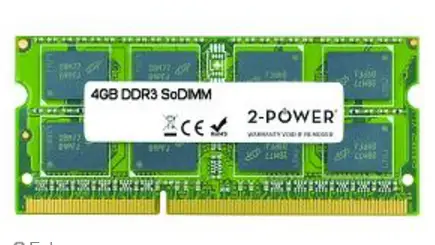 2-Power 4GB DDR3 SoDIMM 2PCM-KCP313SS8/4