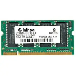Fujitsu 1GB DDR2 SDRAM Memory Module FPCEM198AP Hafıza Birimleri