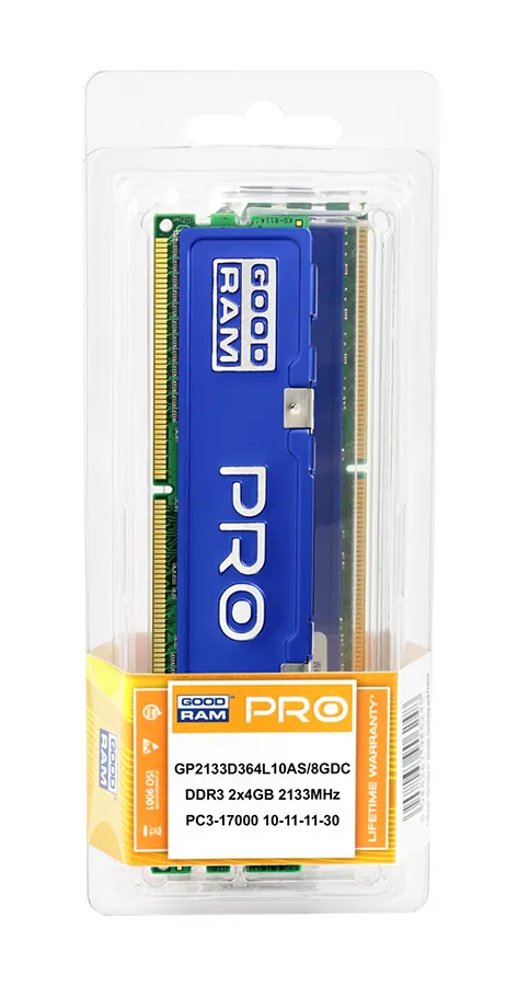 Goodram PRO 2x4GB DDR3 8 GB GP2133D364L10AS/8GDC